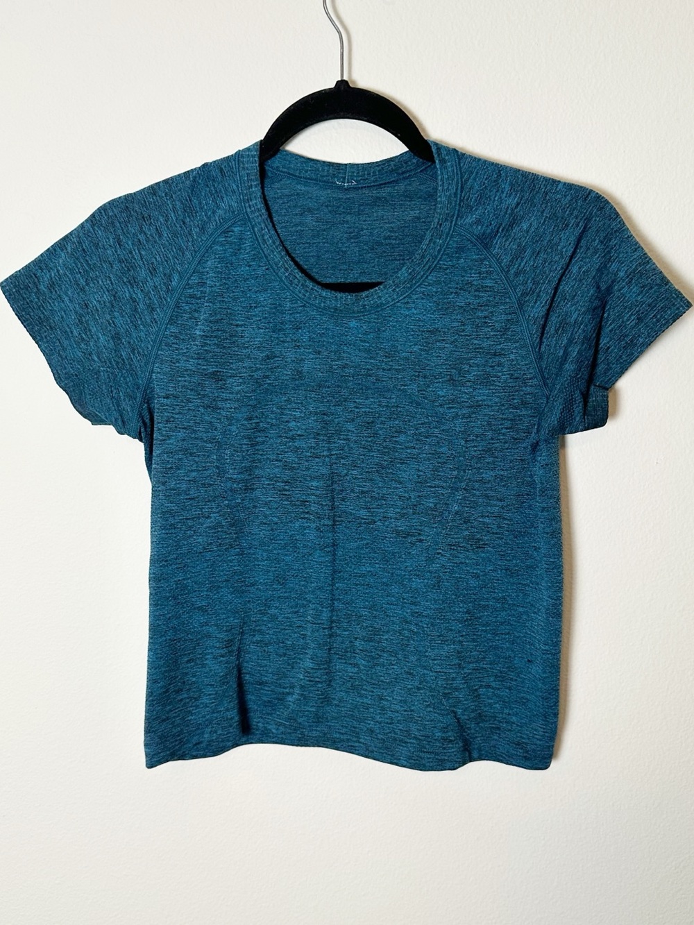 Lululemon Swiftly Tech Short Sleeve Shirt Race Length Heather Kayak Teal 6